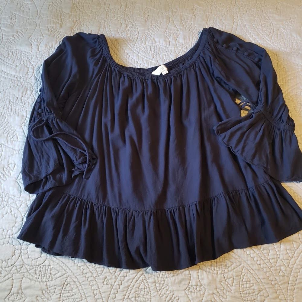 Loft Ruffled Blouse